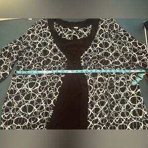 Black & White Blouse